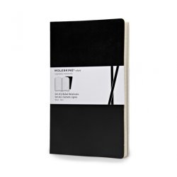 Записная книжка Moleskine Volant (в линейку, 2 шт.), Large, черная Записная книжка Moleskine Volant (в линейку, 2 шт.), Large, черная